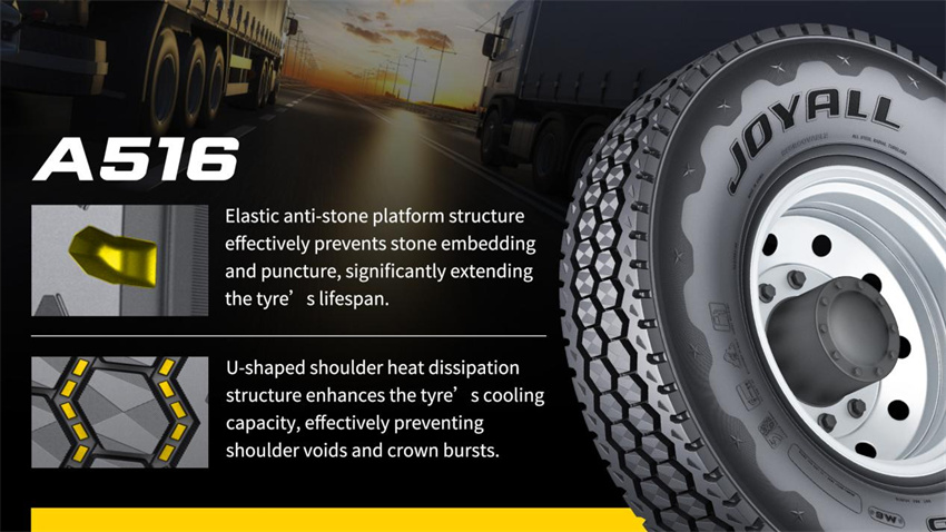 Endurance Meets Efficiency — JOYALL A516 Heavy-Duty Tyre