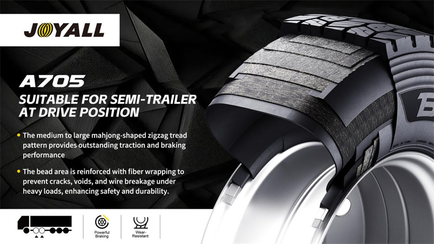 Joyall A705 — The Ideal Choice for Heavyload Highway Transport